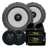 Kit 2 Vias Audiophonic K.s 6.2 ( 6 Pols - 65w ) + Brinde