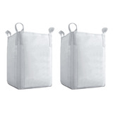 2 Saco Big Bag Material Muito Resistente 1000kg C1 95x95x150