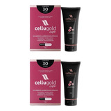  Kit Tratamento Para Celulite Com 2 Cellugold Creme E Caps