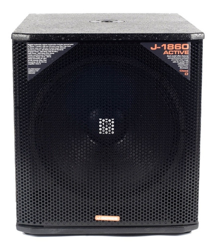 Bafle Subwoofer Activo Jbl J-series J-1860a 18 Pulgadas 500w