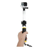 Bastão  Retrát P Agua/ Gopro Flutuante Aquapod Hero 9 Black