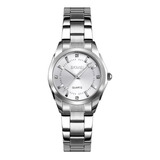 Reloj Mujer Dama Cuarzo Moda Casual Acero Impermeable 1620