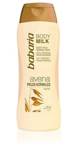 Body Milk Avena Pieles Normales X500ml - mL a $38