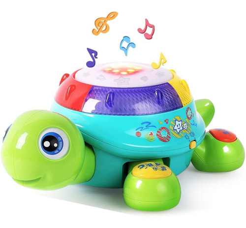 Juguete De Tortuga Musical Con Luces - Play Ilearn