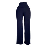 Calza Pantalon Corte Recto Forrado En Polar Para Mujer