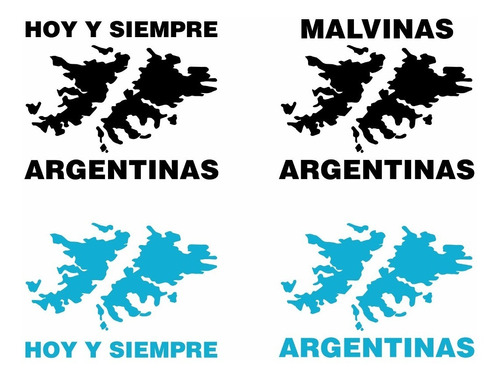 Rdg - Vinilo Sticker Calcomania Malvinas Argentinas (unidad)