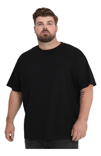 Camiseta Plussize Basica Masculina Camisa Plus Size Algodão