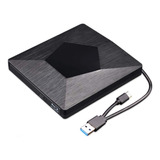 Unidade Externa De Dvd Blu-ray Cd Wintale Com Usb 3.0 Usb-c