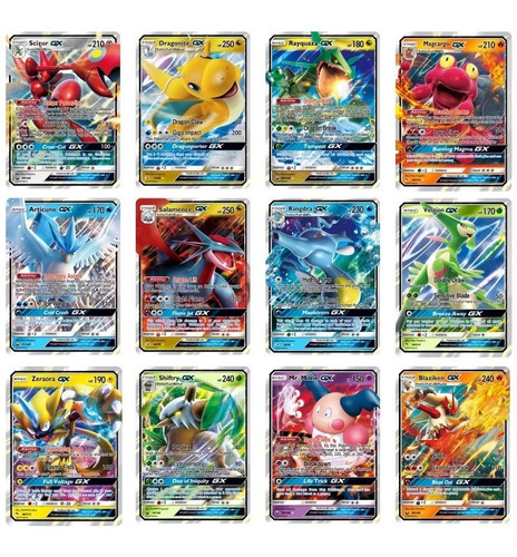 5 Cartas Pokemon Vmax / Gx /  Ex / Surtidas Holográficas 