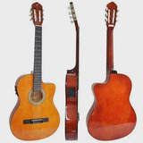 Violão Giannini Nf14 Nylon Cor Natural Elétrico 