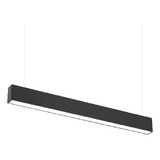 Luminaria Lineal Led 25w 1200mm Leuk Negro