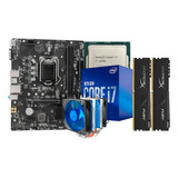 Kit Upgrade Intel Core I7 10700 + H510m + 32gb Memória Ddr4