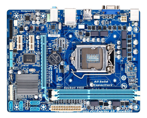 Kit Motherboard Ga-h61m-ds2+core I3  3.1ghz 1155 Con Detalle