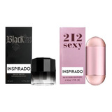 Kit 2 Perfume Contratip Blac Xs E 12 Sexy Importado