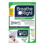 Breathe Right | Nasal Strip Sensitive Skin Clear | 72 Count