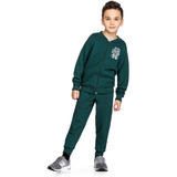 Conjunto Moletom Infantil Masculino College Lecimar