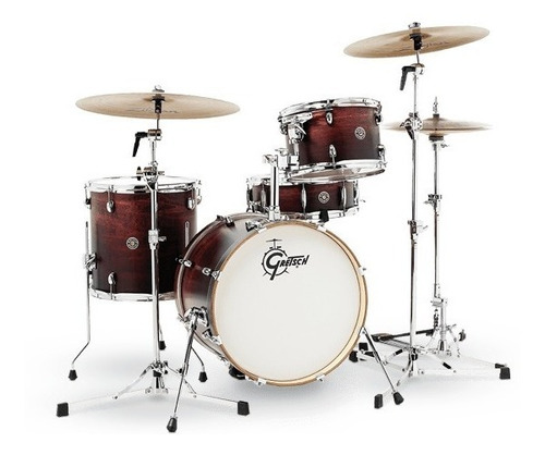 Bateria 4 Pzs Satin Walnut Gretsch Catalina Club Ct1j484saf