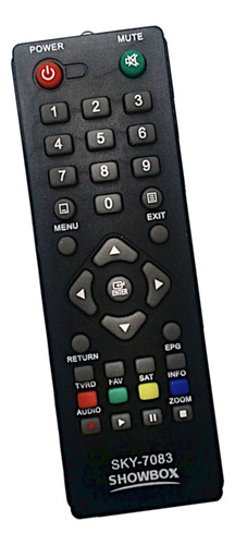 Controle Remoto Sky-7083 Para Sat Sd, Sat Hd