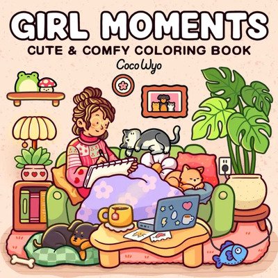 Libro Para Colorear Coco Wyo Girl Moments Anti Estres | MercadoLibre