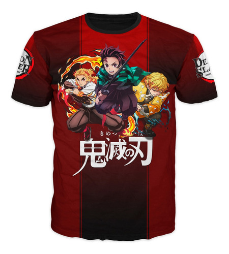 Camisetas Demon Slayer Anime Nuevos Diseños