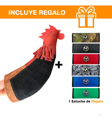 Mona Cabeza Roja Agarradera Resistente Para Gallos + Regalo