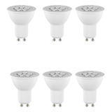 Pack 6 Ampolletas Led Rayovac Gu10 6w Sec Cálida