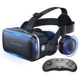 Lentes Vr Realidad Virtual 3d Universal Control Remoto Gamer
