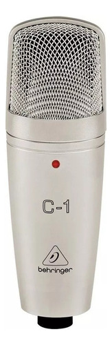 Micrófono Behringer C-1 Condensador Cardioide Color Plata