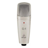 Microfone Behringer C-1 Condensador Cardioide Cor Prata