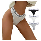 Set 3 Pcs Tanga Para Dama Ropa Interior Femenina Sexy