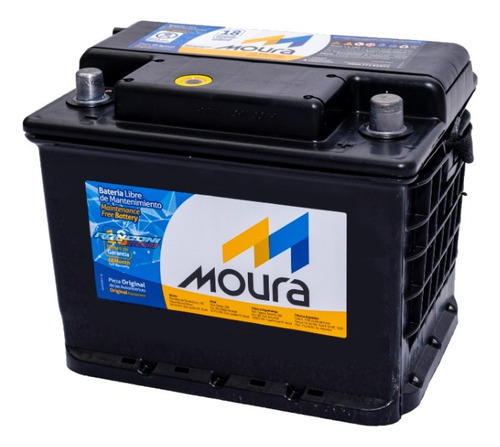 Bateria Moura 12x75 M26ad - Instalación Gratis A Domicilio