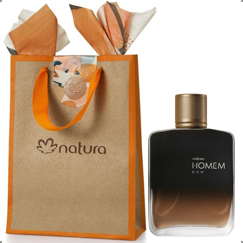 Presente Perfume Natura Homem Dom Deo Parfum Masculino 100ml Com Sacola Exclusiva