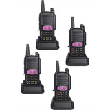 4pz Radio Comunicacion Portatil Walkie Talkie Vhf Uhf 10km