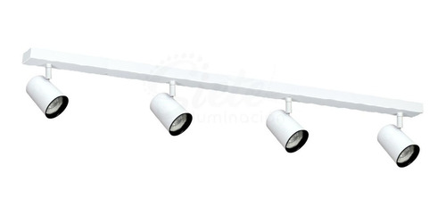 Aplique Riel Barral 1 Metro Movilux 4 Luces Led 7w 6w Spot