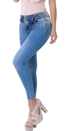 Jeans Fergino Mod 122 Corte Colombiano Levanta Pompas Strech