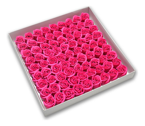 81 Piezas Jabón Artificial Con Forma De Flor De Rosa Para De