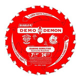 Disco Diablo 7-1/4  24 Dientes P/madera Con Clavos D0724da