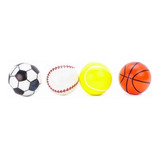 Pelota Para Perro Y Gato Goma Blanda Juguete Antiestres 7 Cm