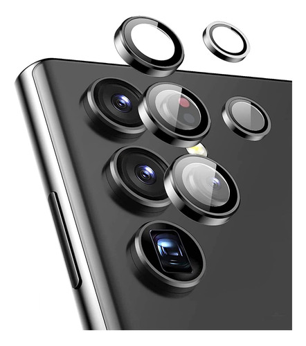 Kit Películas Lente Câmera P/ Samsung Galaxy S24 Plus Ultra