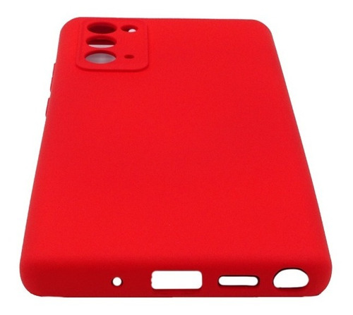 Carcasa Para Samsung Note 20 Silicon Protector Cámara Cofolk Color Rojo Silicon Proteccion Camara