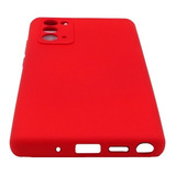 Carcasa Para Samsung Note 20 Silicon Protector Cámara Cofolk Color Rojo Silicon Proteccion Camara