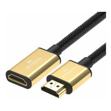 Cable Hdmi 2.1 8k Macho/hembra 1mt Hdcp 2.2 Sikai