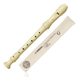 Flauta Dulce Yamaha Soprano Funda Original En Do Dig Alemana