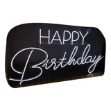 Cartel Neon Led Happy Birthday Combinado