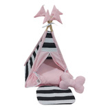 Cabana Black And Pink M Plaquinha Personalizada Toca Gato 