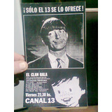 Sticker O Calco Promo El Clan Bala Canal 13 Unico Retro Kxz