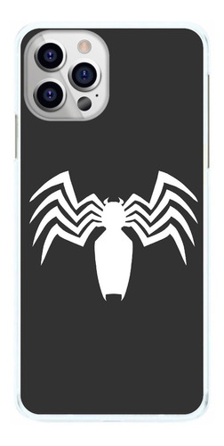 Capa De Celular Venom Simbolo Fundo Cinza Capinha