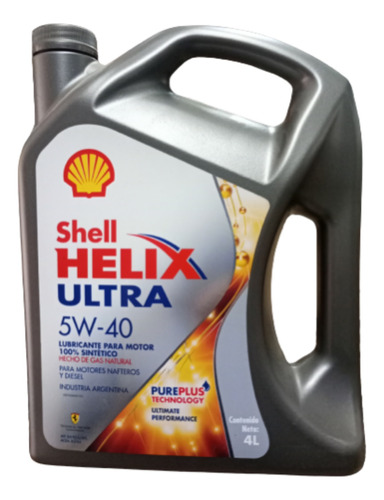 Aceite Shell Helix Ultra 5w40 X 4 Litros