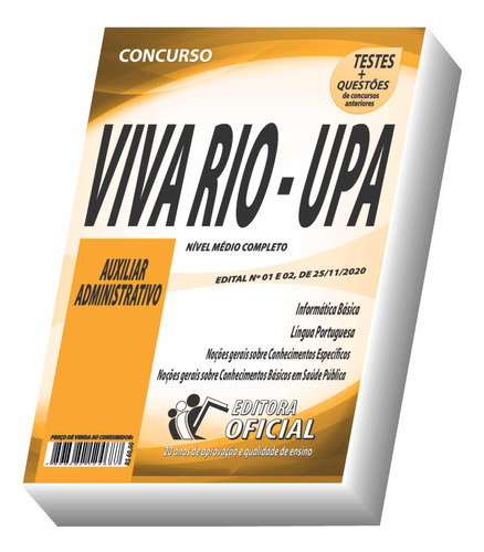 Apostila Viva Rio - Upa - Auxiliar Administrativo