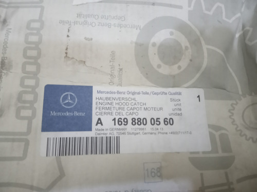 Cerradura Capot Mercedes Benz Clase  B  Foto 2